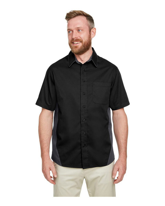 Harriton M586 - Men's Flash IL Colorblock Shirt