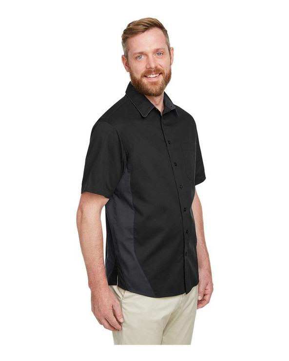 Harriton M586 - Men's Flash IL Colorblock Shirt