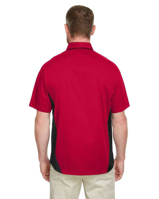 Harriton M586 - Camisa Flash IL Colorblock para hombre