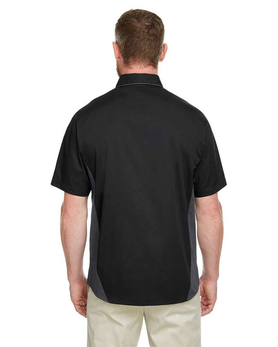 Harriton M586T - Camisa Tall Flash IL Colorblock para hombre