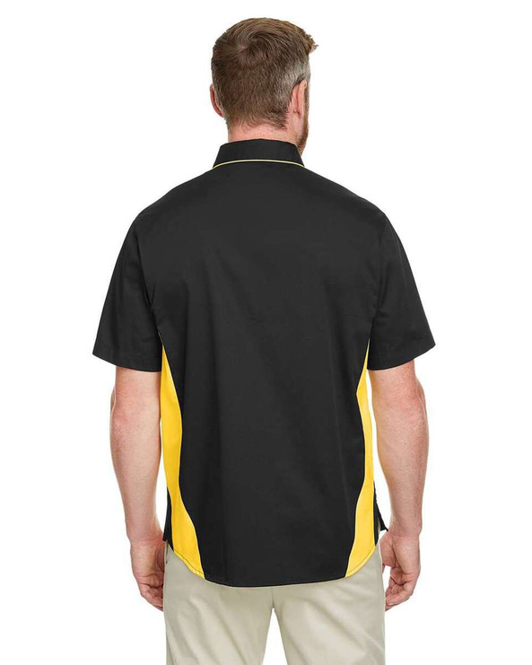 Harriton M586T - Camisa Tall Flash IL Colorblock para hombre