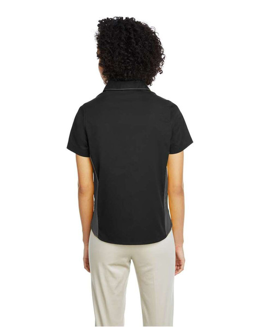 Harriton M586W - Camisa Flash IL Colorblock de mujer