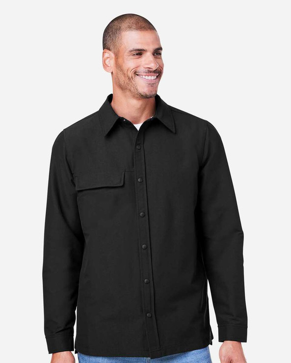Harriton M72 - Unisex Flex Twill Overshirt