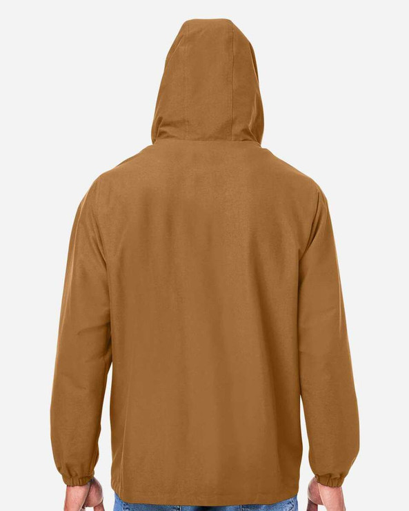 Harriton M73 - Chaqueta unisex con capucha Flex Twill