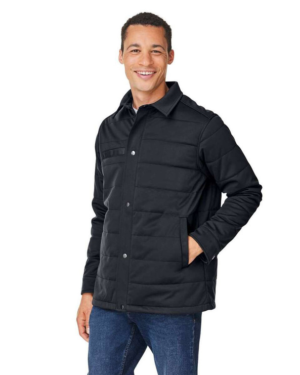 Harriton M821 - Unisex Guardian Soft Shell Chore Coat