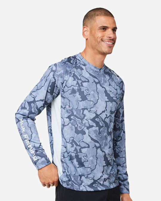 HUK H12L003 - Camiseta de manga larga LoPro Camo