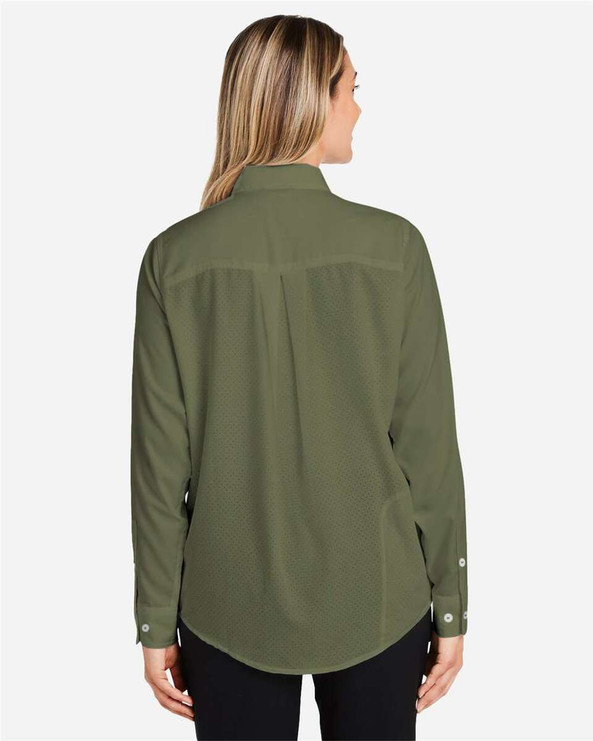 HUK H615006 - Camiseta de manga larga Tide Point para mujer