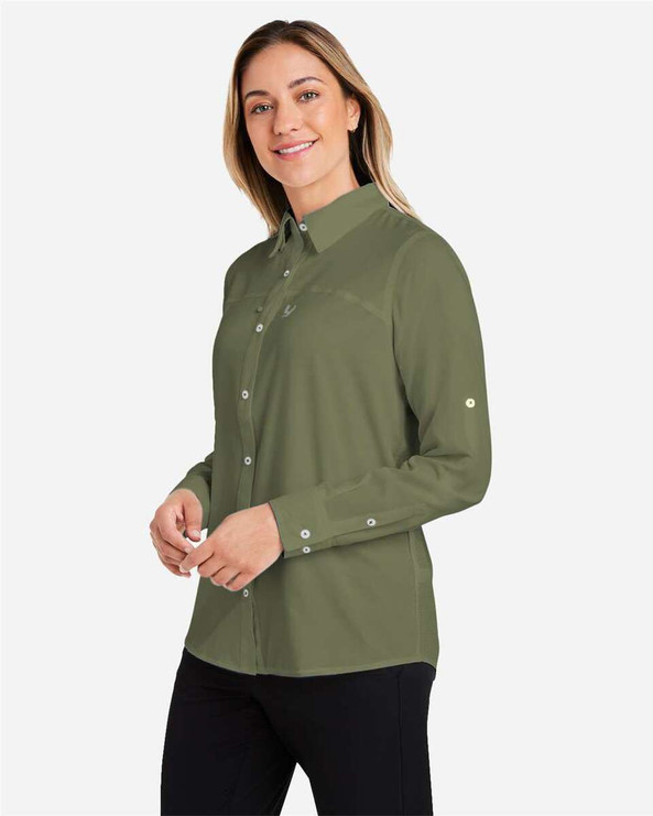 HUK H615006 - Camiseta de manga larga Tide Point para mujer