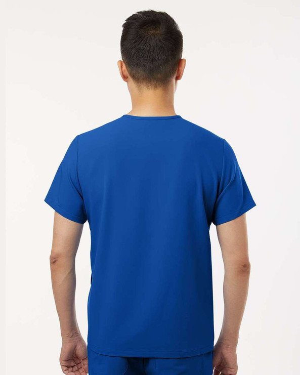 Jaanuu M10002 - Blusa médica Platt con 3 bolsillos y cuello en V