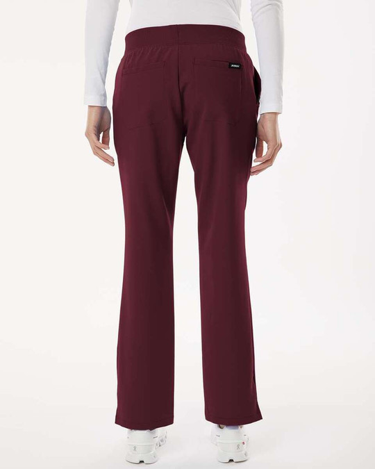 Jaanuu W20001P - Pantalón médico Xenos Essential con cintura de punto, mujer - Tallas pequeñas