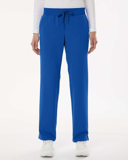 Jaanuu W20001P - Pantalón médico Xenos Essential con cintura de punto, mujer - Tallas pequeñas