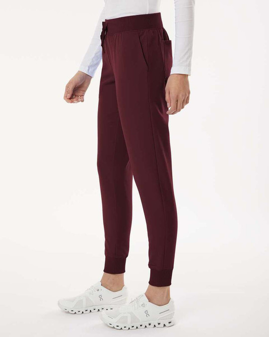 Jaanuu W20003P - Joggers médicos con cintura de punto Silex, mujer - Tallas pequeñas