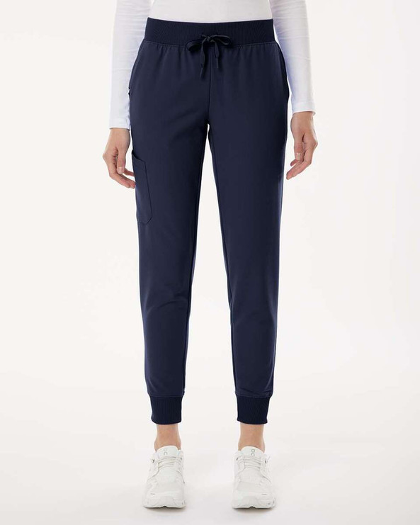 Jaanuu W20003P - Women's Silex Knit-Waist Scrub Joggers - Petite Sizes