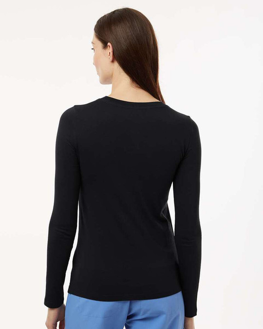 Jaanuu W30002U - Camiseta de manga larga RegenX Cotton Underscrub, Mujer