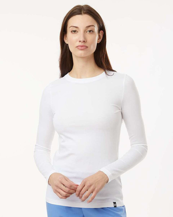 Jaanuu W30002U - Women's RegenX Cotton Underscrub Long Sleeve T-Shirt