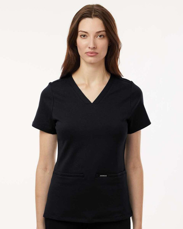 Jaanuu W30003 - Women's Cesi Ultrasoft Scrub V-Neck Top