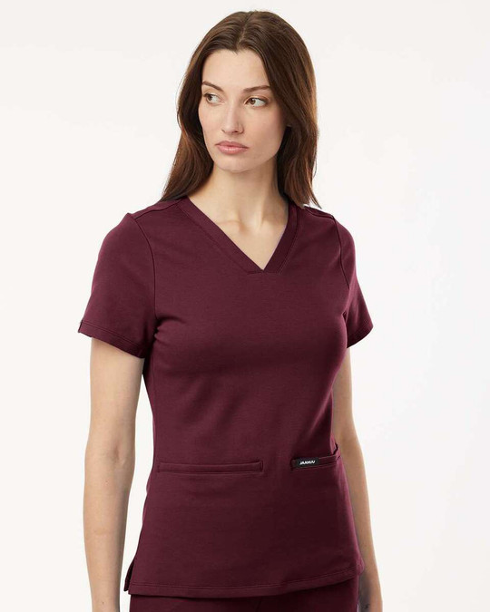 Jaanuu W30003 - Camiseta médica Cesi Ultrasoft, cuello en V, mujer