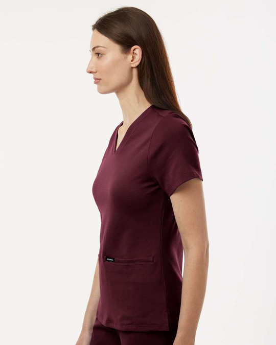 Jaanuu W30003 - Camiseta médica Cesi Ultrasoft, cuello en V, mujer