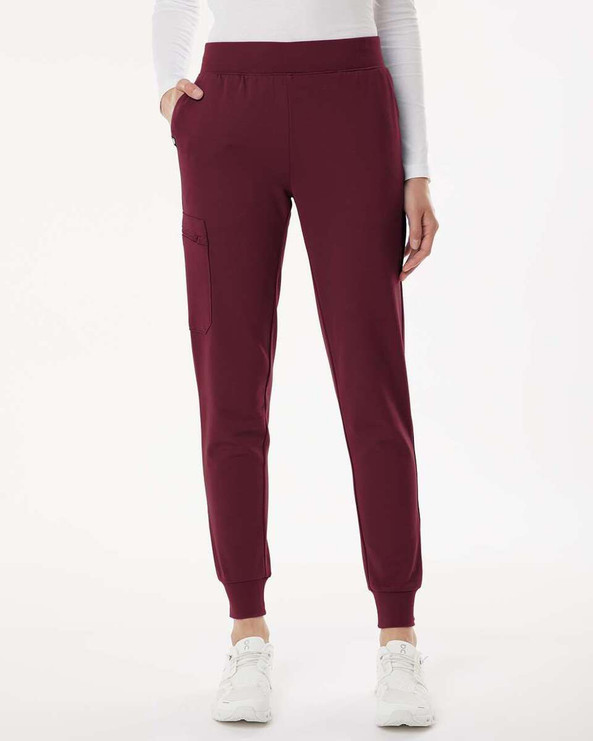 Jaanuu W40001P - Women's Rubi Ultrasoft Scrub Joggers - Petite Sizes