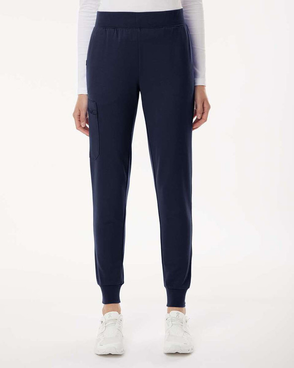 Jaanuu W40001P - Women's Rubi Ultrasoft Scrub Joggers - Petite Sizes