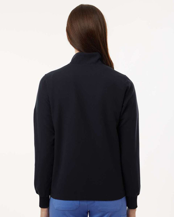 Jaanuu W60001 - Women's Ceri Essential Full-Zip 6-Pocket Scrub Jacket