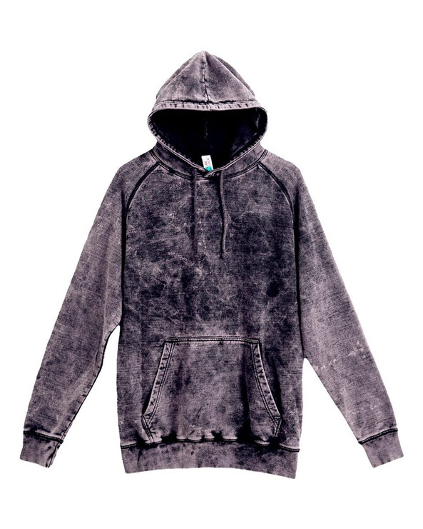 Lane Seven LST004 - Vintage Raglan Hooded Sweatshirt
