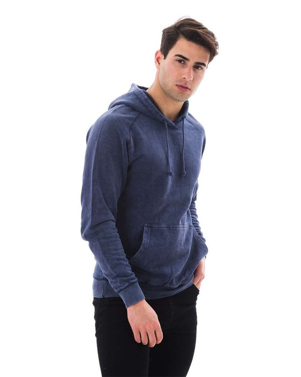 Lane Seven LST004 - Vintage Raglan Hooded Sweatshirt