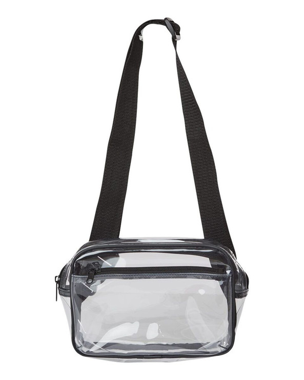 Liberty Bags 5778 - Clear Stadium 2-Pocket Fanny Pack/Crossbody Bag