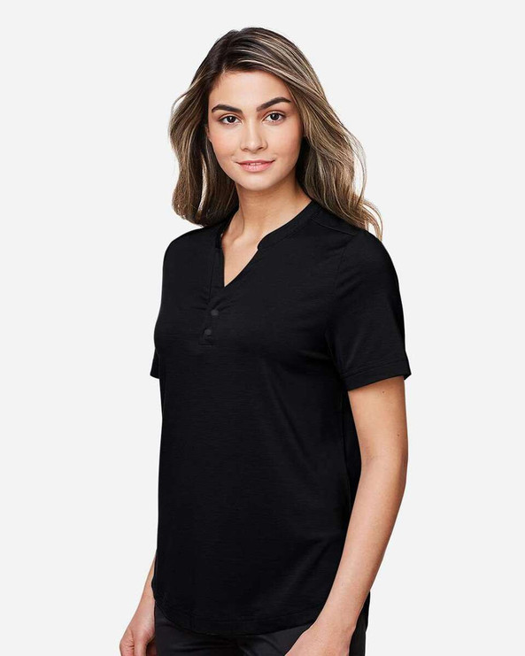North End NE100W - Women's JAQ Snap-Up Stretch Performance Polo