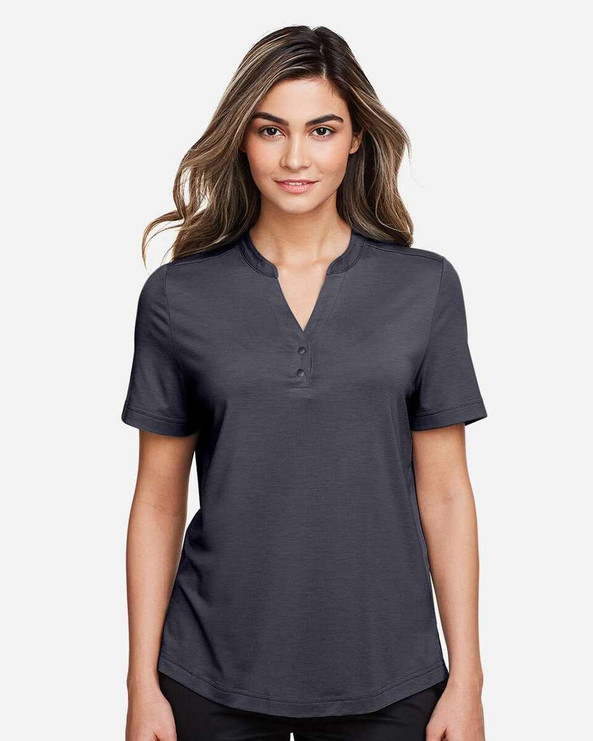 North End NE100W - Women's JAQ Snap-Up Stretch Performance Polo