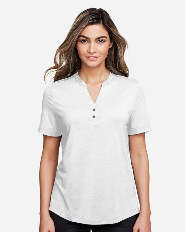 North End NE100W - Women's JAQ Snap-Up Stretch Performance Polo