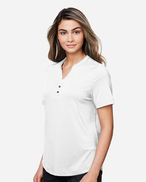 North End NE100W - Women's JAQ Snap-Up Stretch Performance Polo