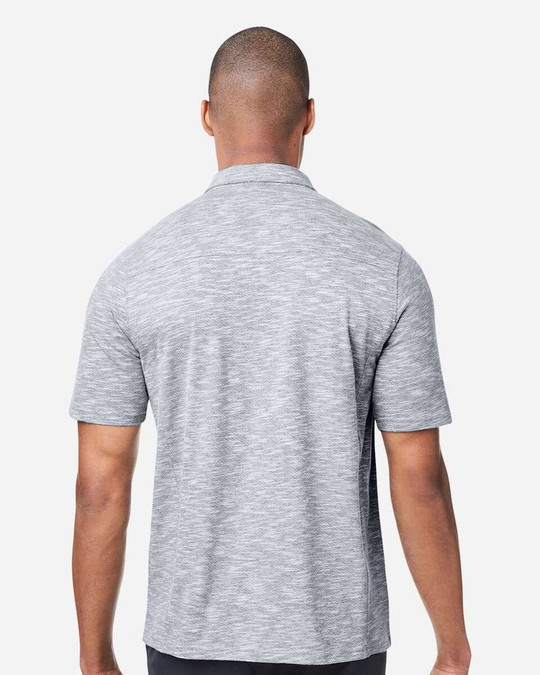 North End NE115 - Polo jacquard Eclipse para hombre