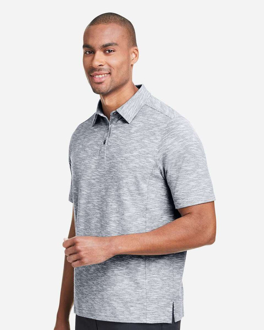 North End NE115 - Polo jacquard Eclipse para hombre