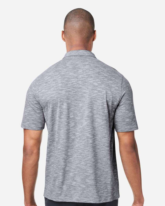 North End NE115 - Polo jacquard Eclipse para hombre