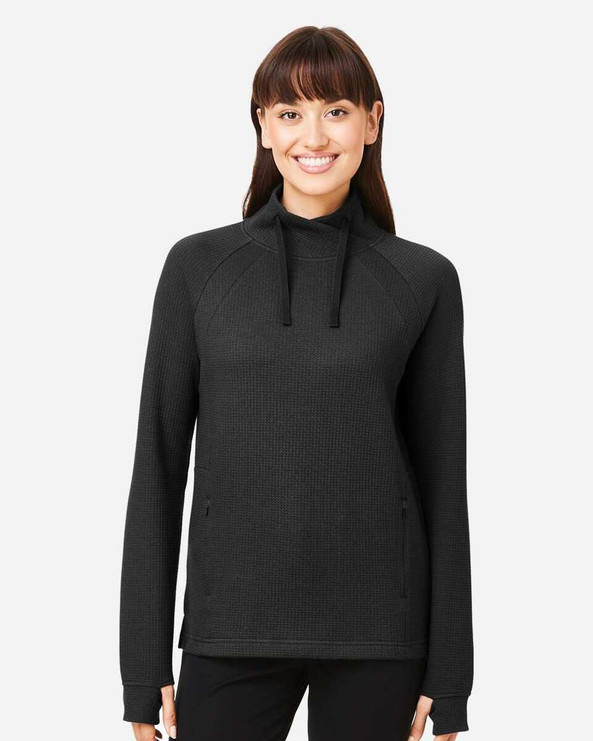 North End NE200W - Women's Rhythm Waffle Pullover