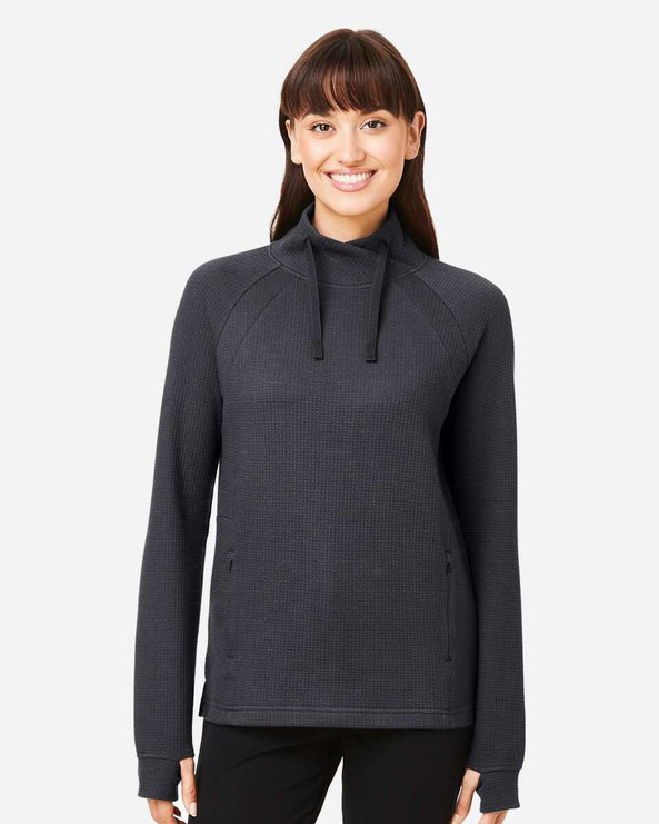 North End NE200W - Women's Rhythm Waffle Pullover
