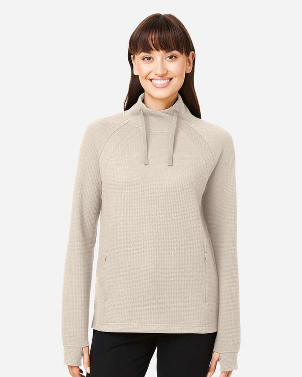 North End NE200W - Women's Rhythm Waffle Pullover