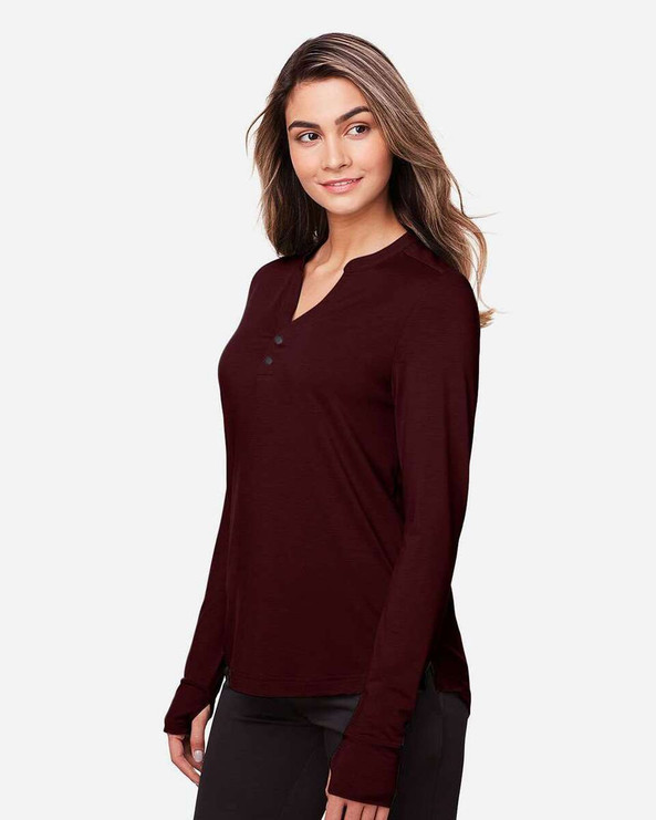 North End NE400W - Women's JAQ Snap-Up Stretch Performance Pullover