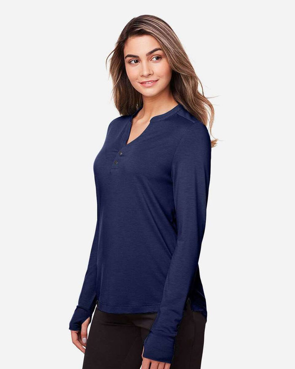 North End NE400W - Women's JAQ Snap-Up Stretch Performance Pullover