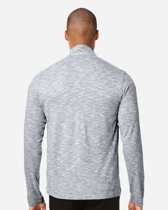 North End NE415 - Jersey con cremallera Eclipse Jacquard para hombre