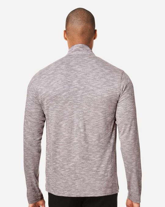 North End NE415 - Jersey con cremallera Eclipse Jacquard para hombre