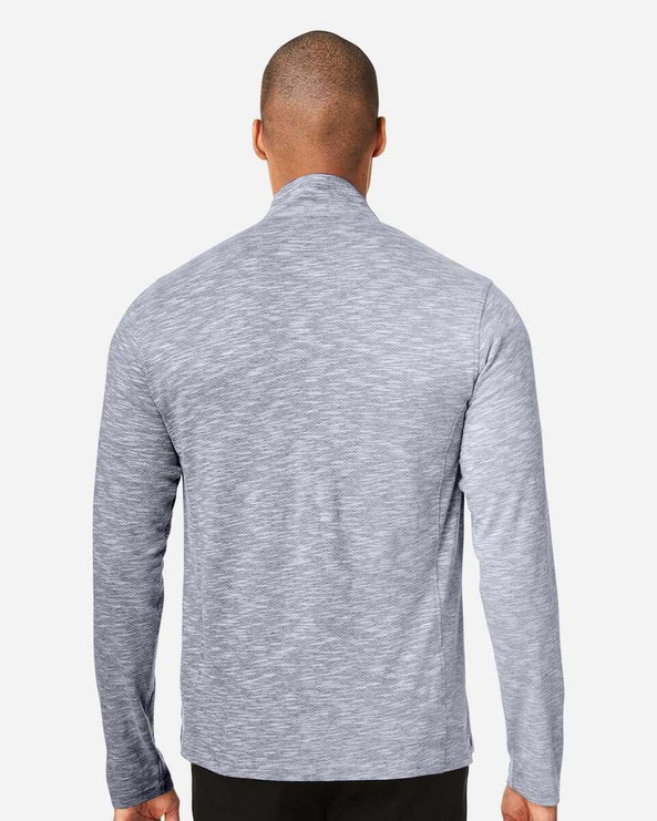 North End NE415 - Men's Eclipse Jacquard Quarter-Zip Pullover
