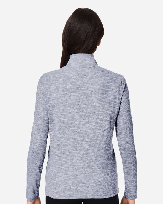 North End NE415W - Jersey con cremallera Eclipse Jacquard para mujer
