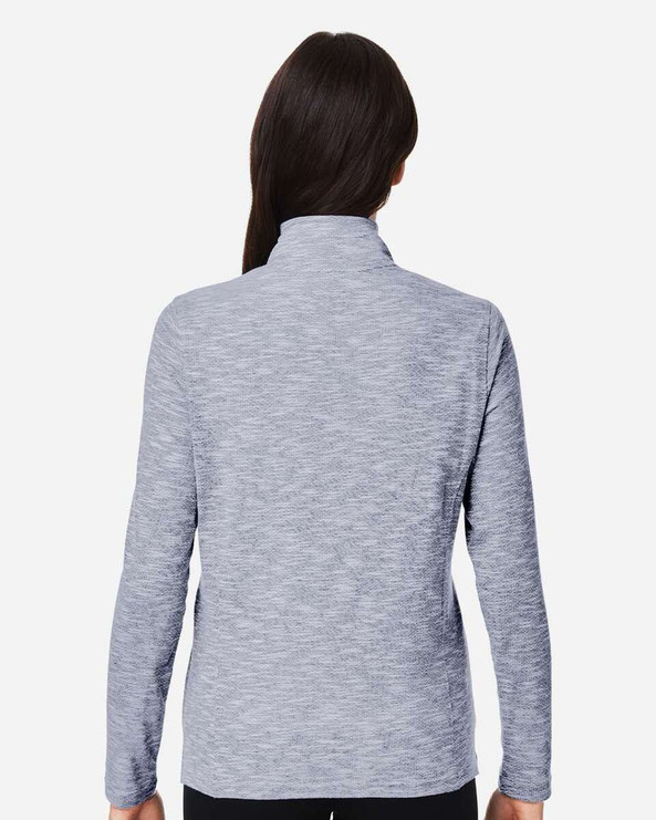 North End NE415W - Jersey con cremallera Eclipse Jacquard para mujer