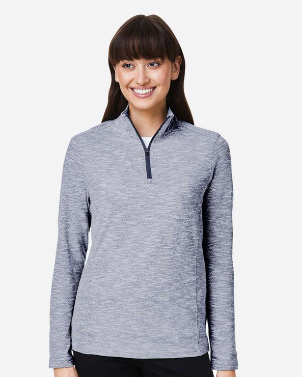 North End NE415W - Jersey con cremallera Eclipse Jacquard para mujer