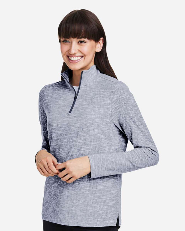 North End NE415W - Jersey con cremallera Eclipse Jacquard para mujer