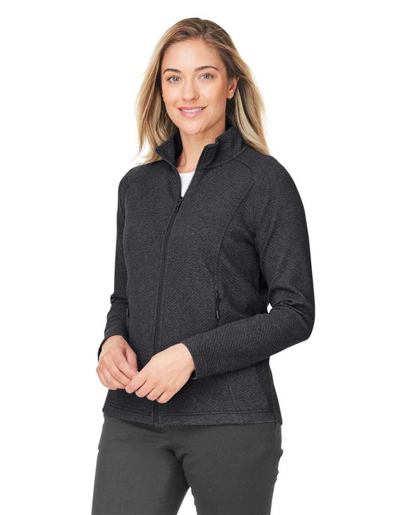 North End NE727W - Women's Spirit Textured Full-Zip