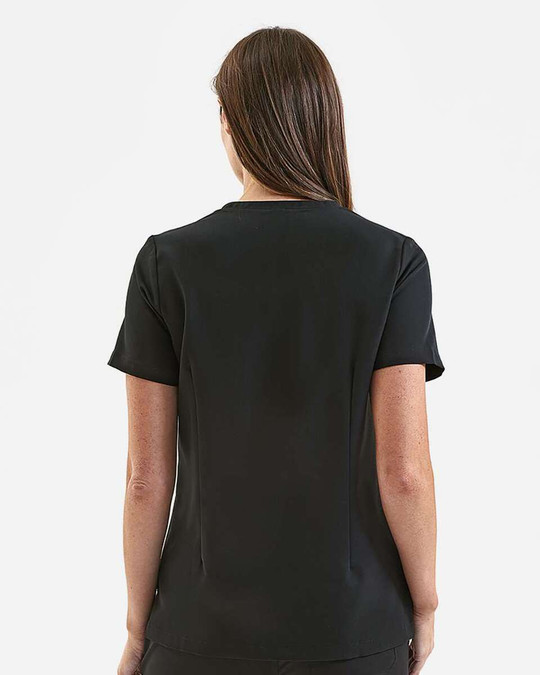 Onna NN300 - Blusa médica elástica con cuello en V Limitless, mujer
