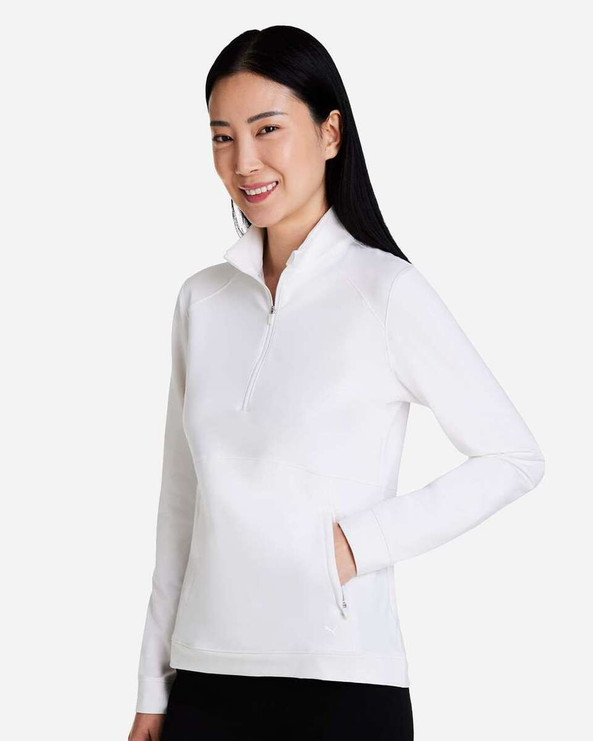 Puma Golf 535516 - Women's Cloudspun Rockaway Quarter-Zip Pullover
